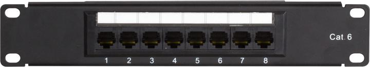 Produktbild DS-IT Patchpanel 10”, 8-fach UTP Patchpanel CAT 6