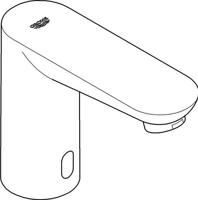 Immagine prodotto Grohe Euroeco CE Rubinetto per lavabo a infrarossi senza miscelatore