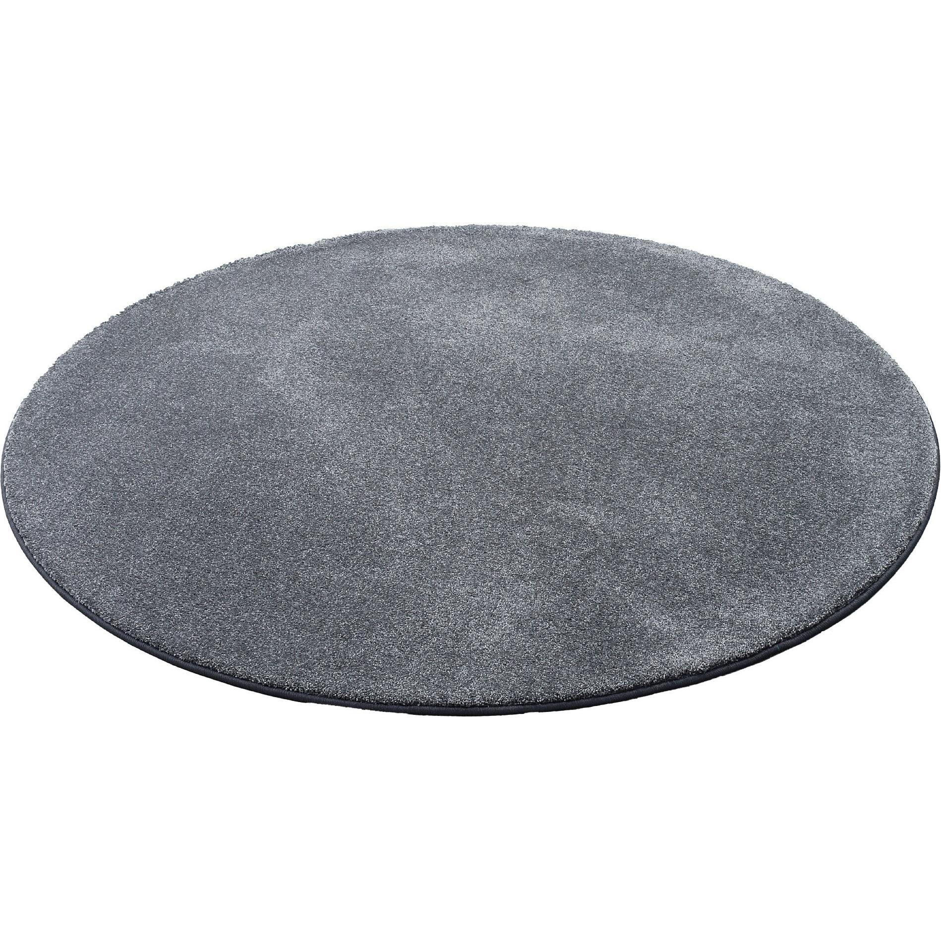 Snapstyle, Teppich, Hochflor Luxus Velours Teppich Touch (Ø 100 cm)