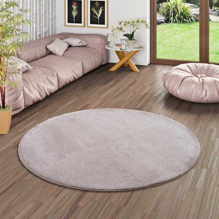 Produktbild Snapstyle Hochflor Luxus Velours Teppich Touch (Ø 200 cm)