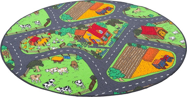 Actual product image Snapstyle Kids game Carpet Farm (160 x 160 cm)