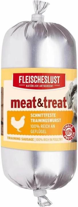 Image du produit Fleischeslust Friandise Meat & Treat Singleshot volaille, 80 g (Adulte, 1 pcs, 80 g)
