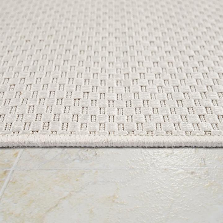 Produktbild TT Home Teppich Outdoor Wohnzimmer Esszimmer Balkon Wetterfest (250 x 80 cm)