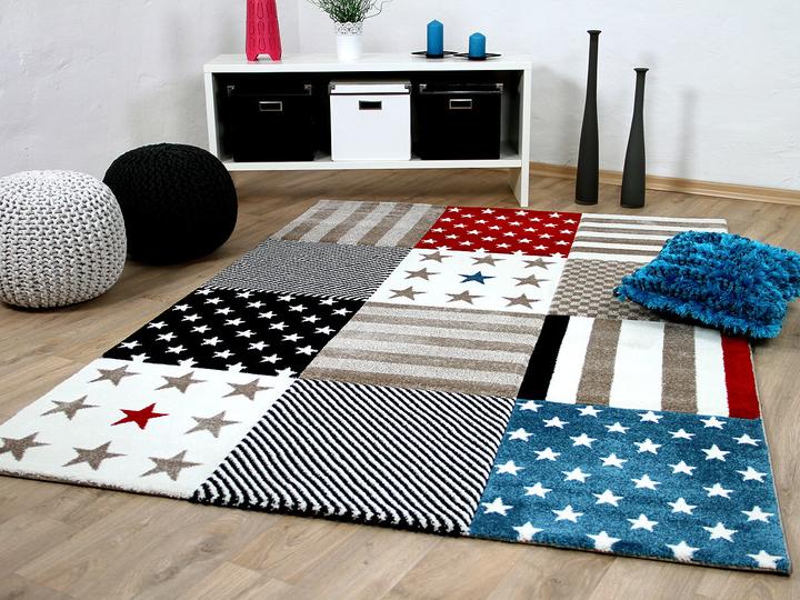 Produktbild Pergamon Kinder und Jugend Teppich Maui Sterne (80 x 150 cm)