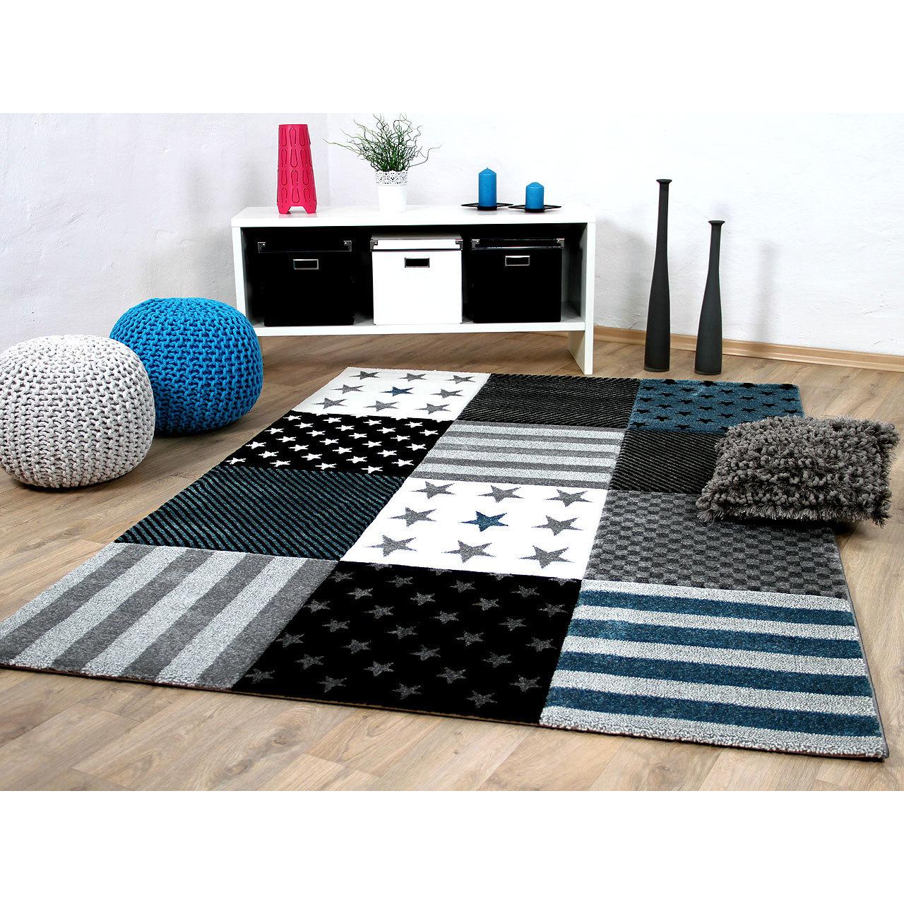 Thumbnail - Pergamon, Kinderteppich, Kinder und Jugend Teppich Maui Sterne (160 x 230 cm)