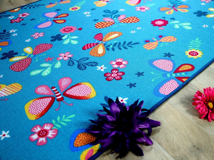 Actual product image Snapstyle Kids game carpet butterfly (100 x 100 cm)