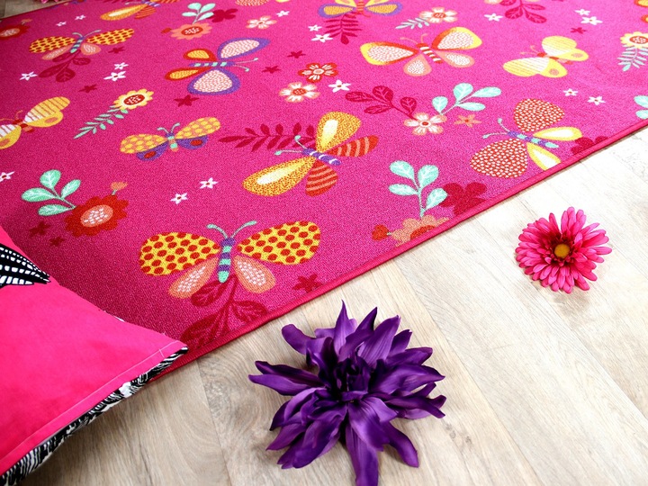Actual product image Snapstyle Kids game carpet butterfly (100 x 300 cm)