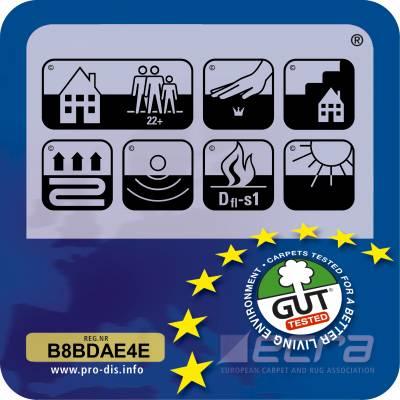 Actual product image Snapstyle Designer Velour Carpet Mystic Karo (Ø 100 cm)