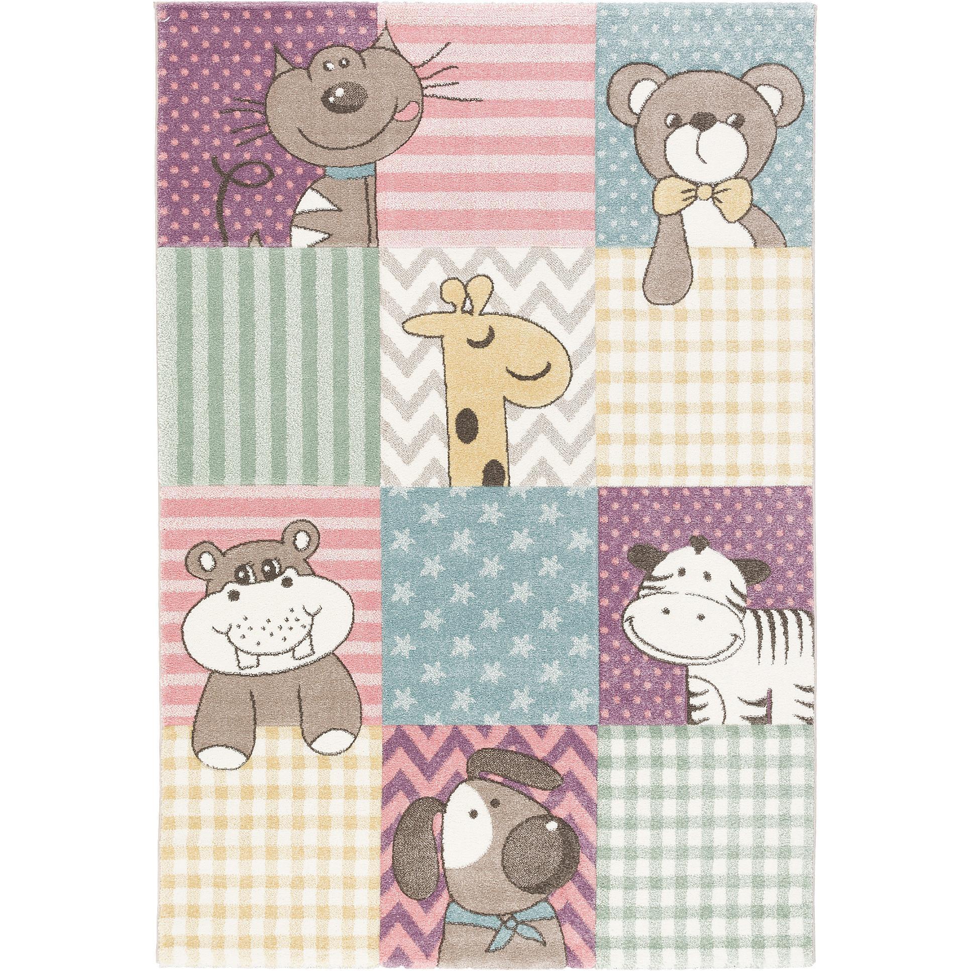 Thumbnail - Pergamon, Kinderteppich, Kinder Teppich Maui Kids Kinderzoo (120 x 170 cm)