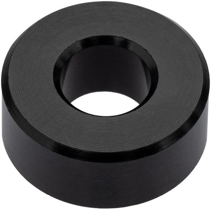Actual product image Tubus Racktime spacer 6mm, black, diameter 14mm, bag of 10 pieces