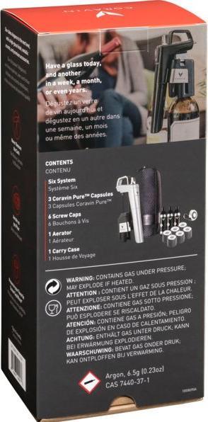 Immagine prodotto Coravin Versatore per vino Timeless Six+ 12 pezzi, argento (Versatore di vino)