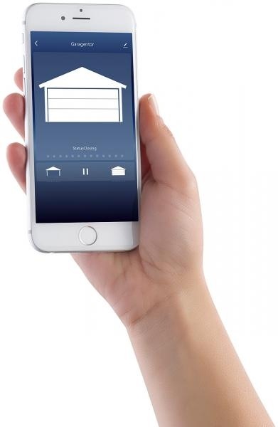 Produktbild VisorTech WLAN-Garagentor-Steuerung mit App (Türknopf)