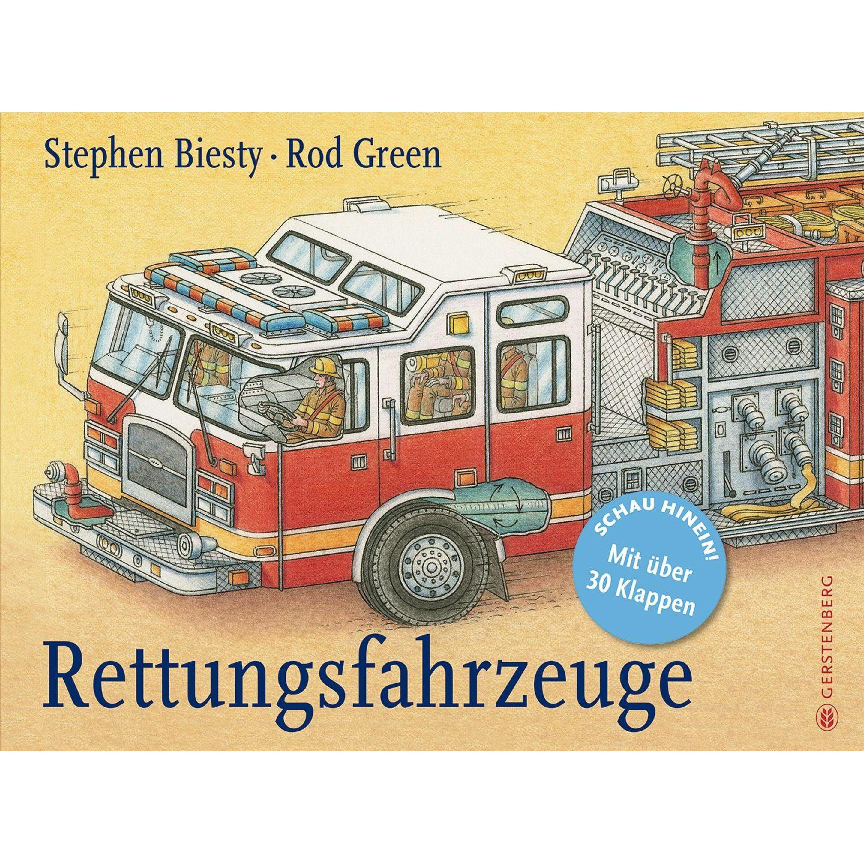 Rettungsfahrzeuge, Kinderbücher von Rod Green, Stephen Biesty
