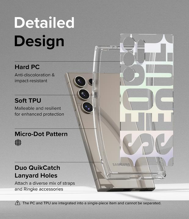 Actual product image Ringke Case for Galaxy S24 Ultra FUSION DESIGN SEOUL (Samsung Galaxy S24 Ultra)