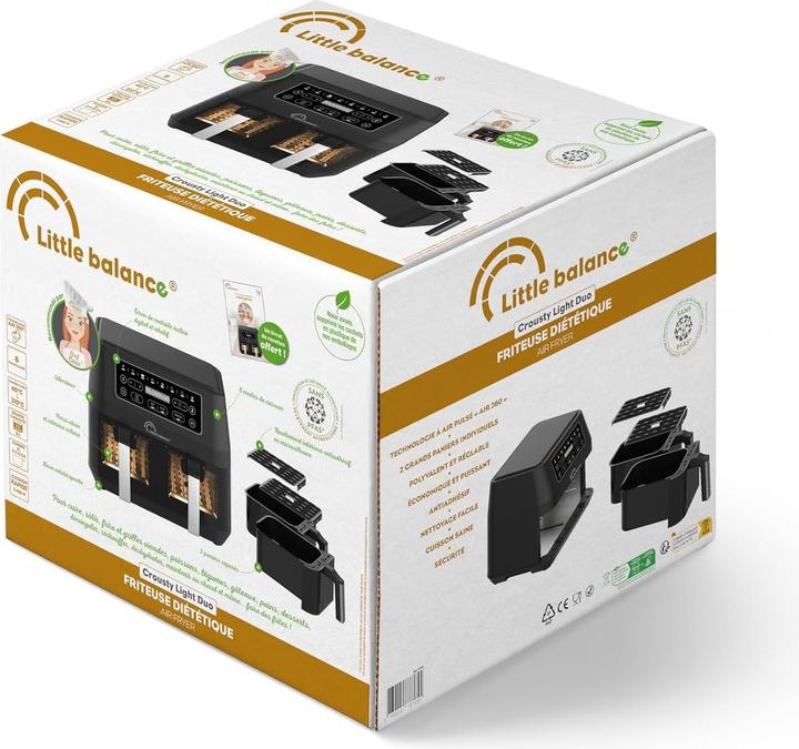 Produktbild Little Balance Heissluftfritteuse 8765 2460 w 9 L