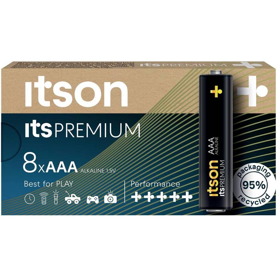 Thumbnail - Itson Itspremium Micro (AAA)-Batterie 1.5 V 8 St. (8 Stk., AAA), Batterien + Akkus