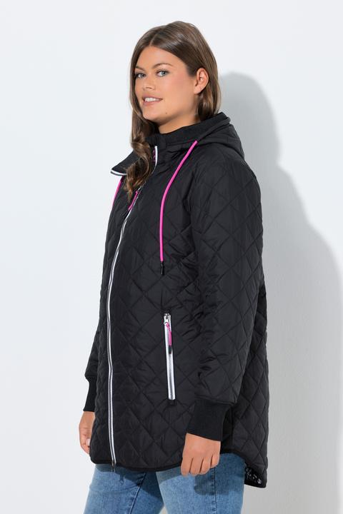 Actual product image Laurasøn Quilted Jacket Printed Lining (50)