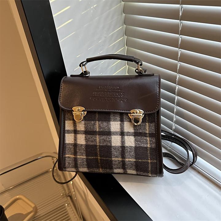 Actual product image Only-Bags.Store Vintage briefcase backpack, summer fashion versatile leisure shoulder bag