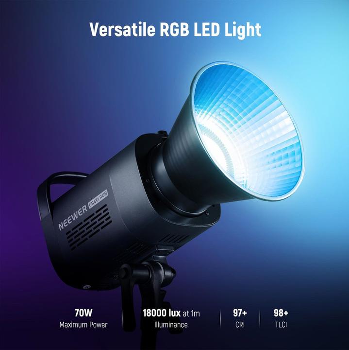 Productafbeelding Neewer CB60 RGB LED Video Light With App Control (Videolicht)