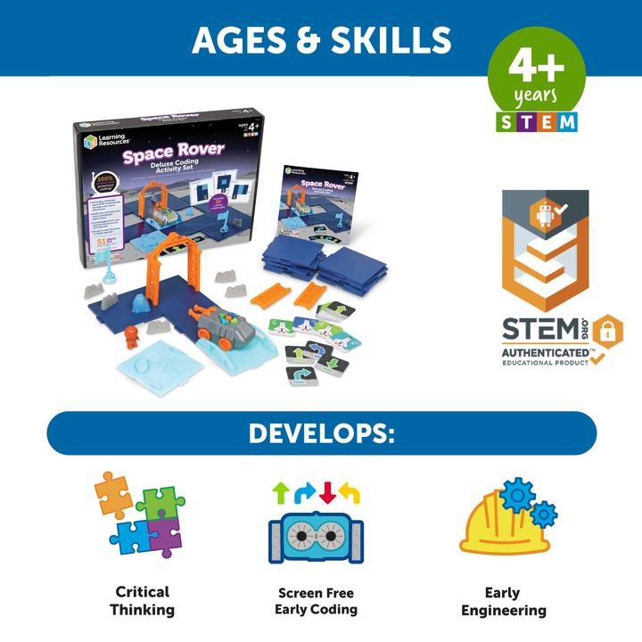 Actual product image Learning Resources Space Rover Deluxe Coding Activity Set