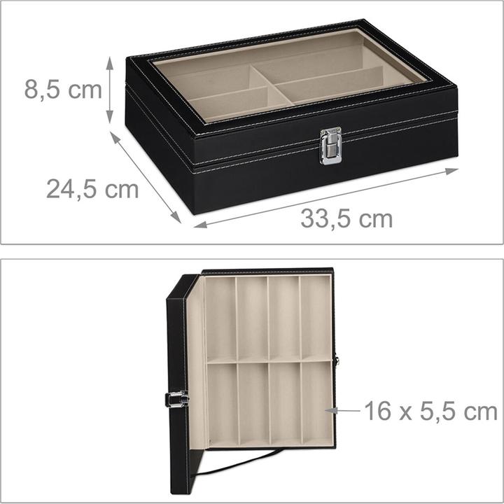 Produktbild Relaxdays Brillenbox