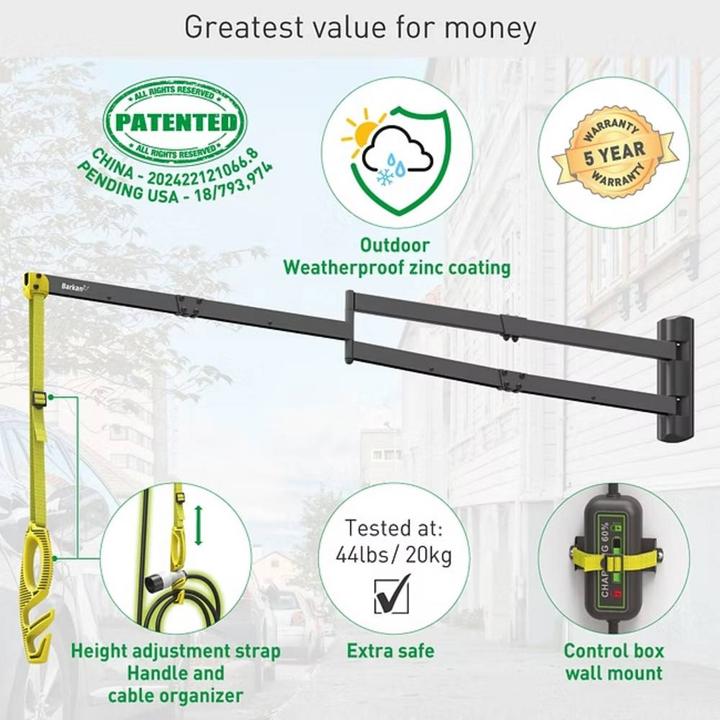 Produktbild Barkan Ladekabel Halterung