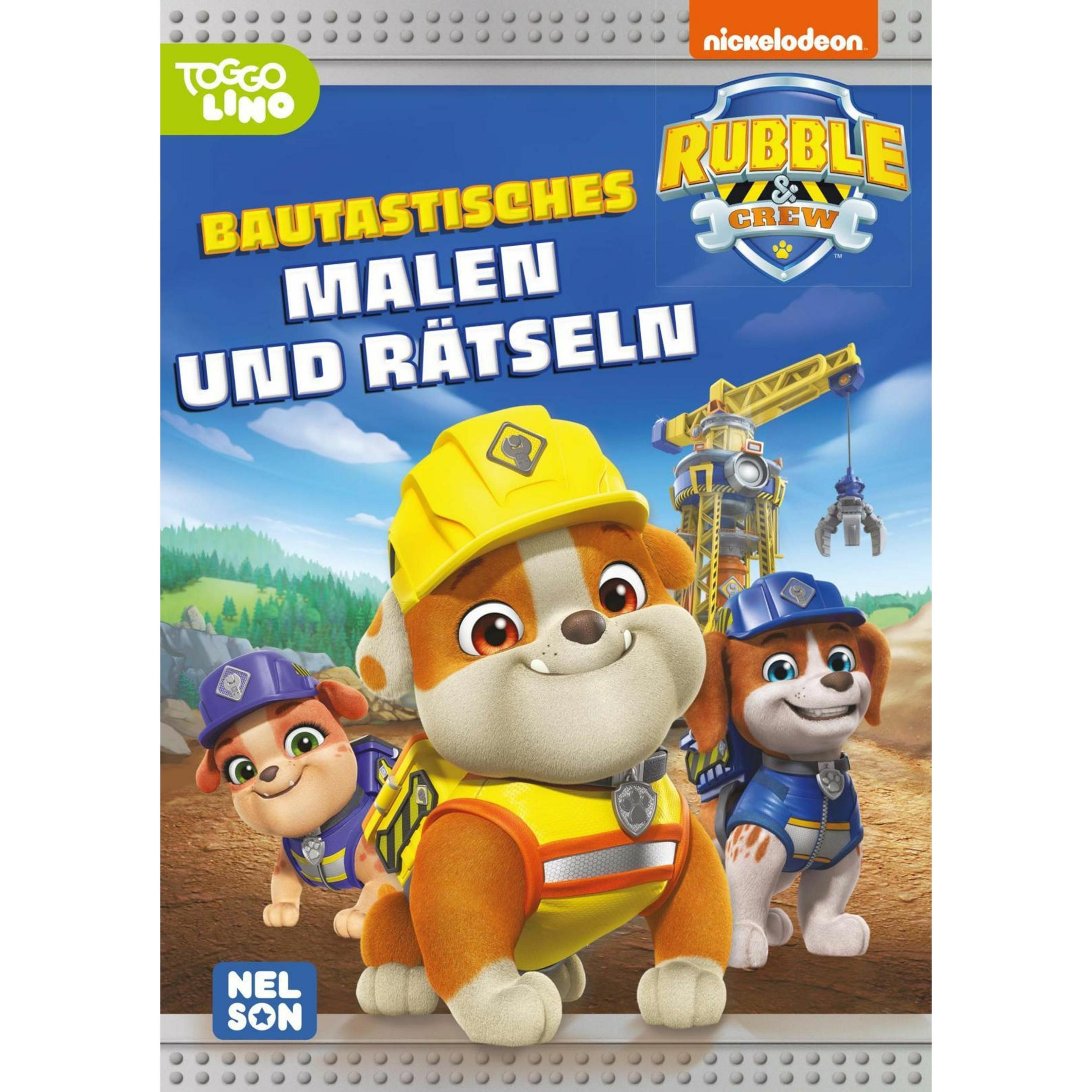 Nelson Rubble & Crew: Bautastisches Malen und Rätseln