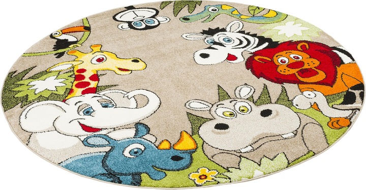Image du produit Pergamon Animaux de safari (160 x 160 cm)