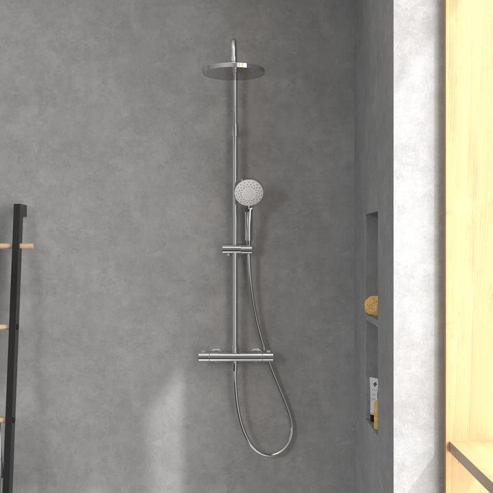 Produktbild Villeroy & Boch Universal Showers Duschsystem mit drei Funktionen für Wandmontage