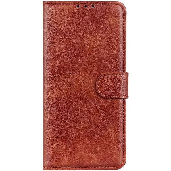 MU Classic Crazy Horse III Leder Bookcover Series (Samsung Galaxy S20 Ultra), Smartphone Hülle, Braun