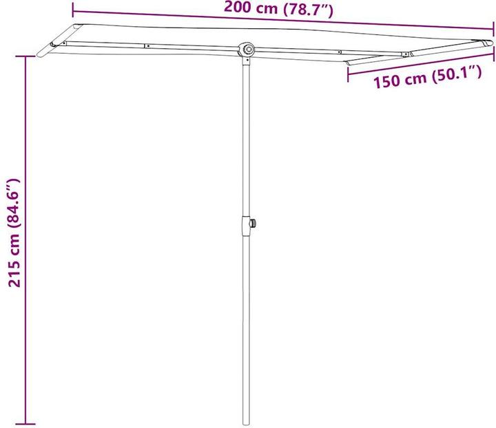 Actual product image vidaXL Freda (1.50 m)