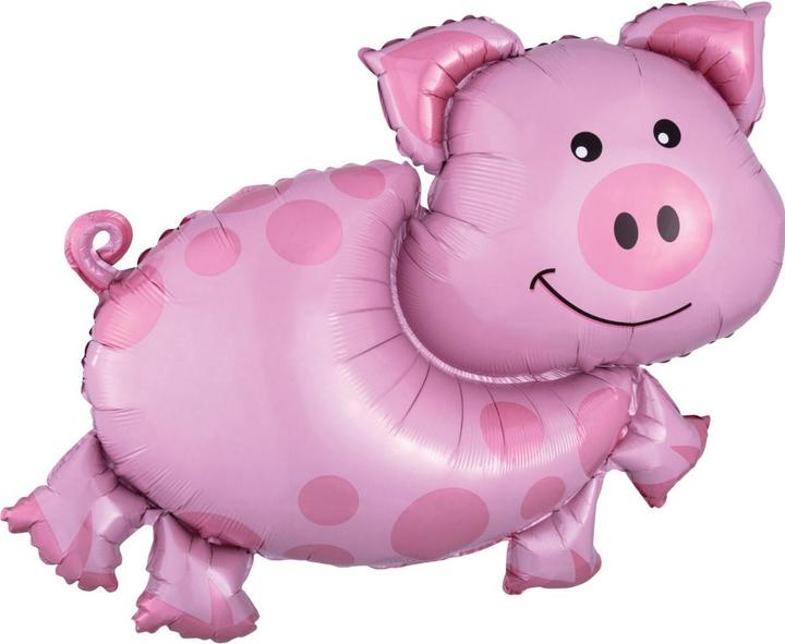 Image du produit Amscan Ballon cadeau cochon porte-bonheur Jumbo vide (1 x)