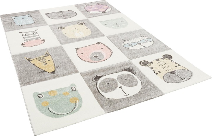 Immagine prodotto Pergamon Tappeto per bambini Maui Kids Happy Animals (200 x 290 cm)