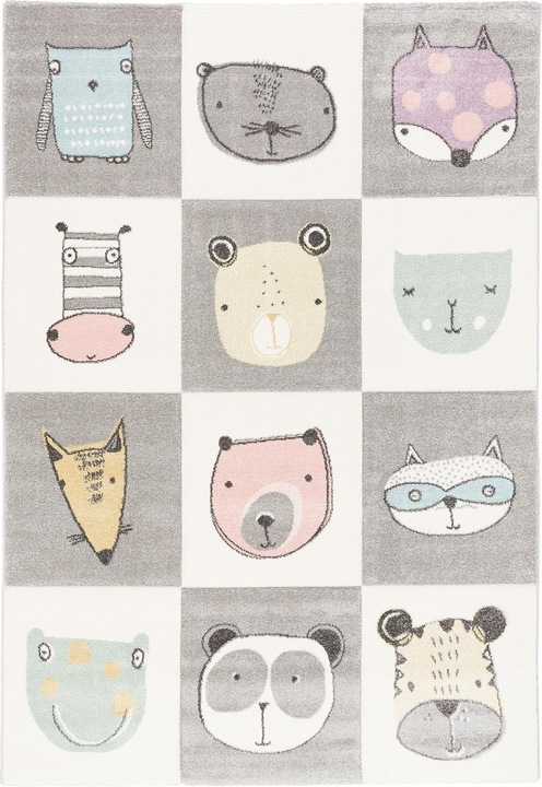 Immagine prodotto Pergamon Tappeto per bambini Maui Kids Happy Animals (200 x 290 cm)