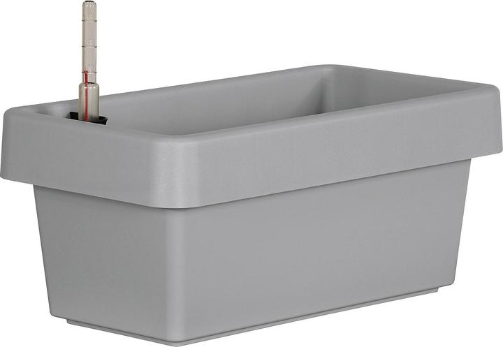 Actual product image Geli Flower box Viva 40 grey (38.60 x 21.20 x 17 cm)