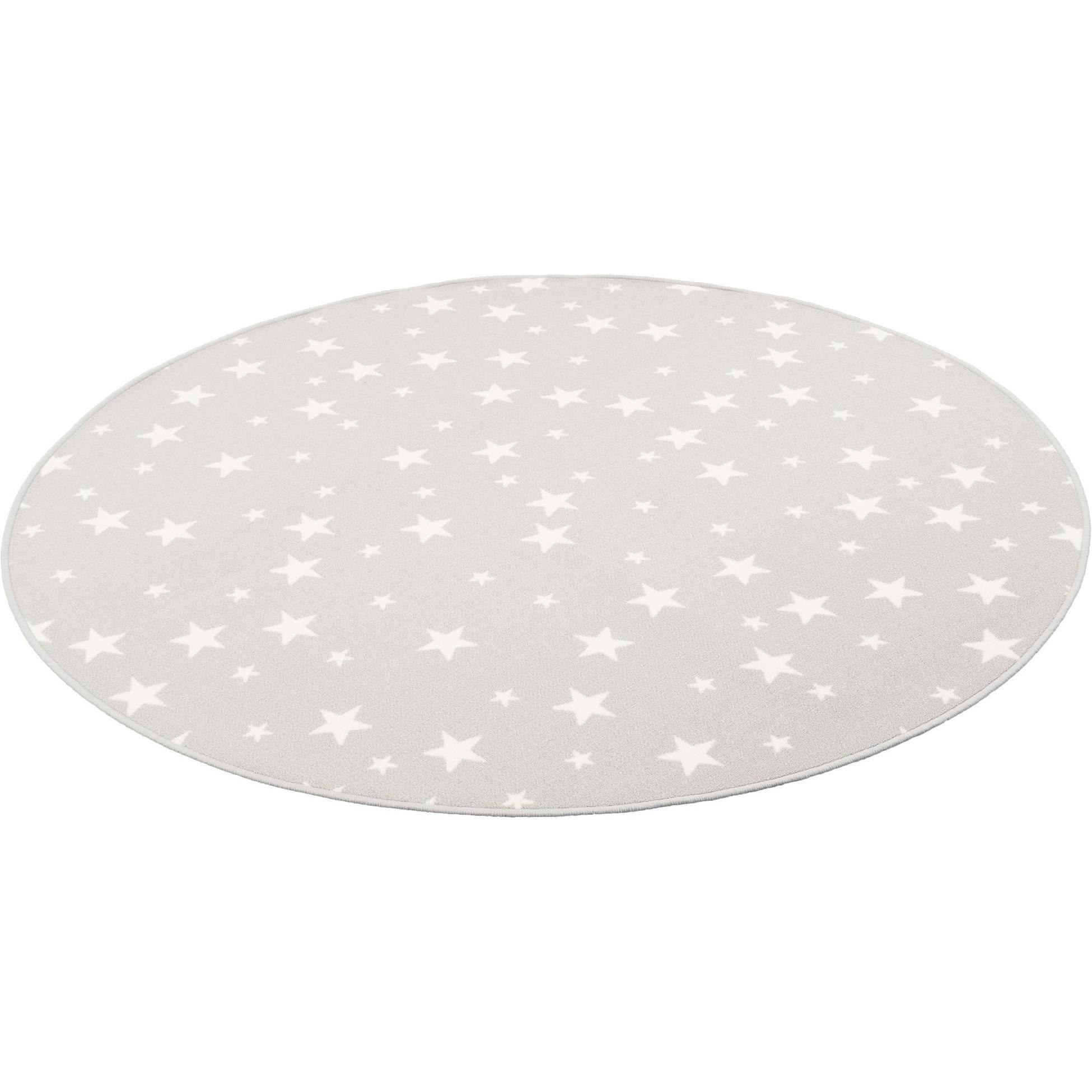 Snapstyle, Kinderteppich, Kinder Spiel Teppich Sterne (160 x 160 cm)