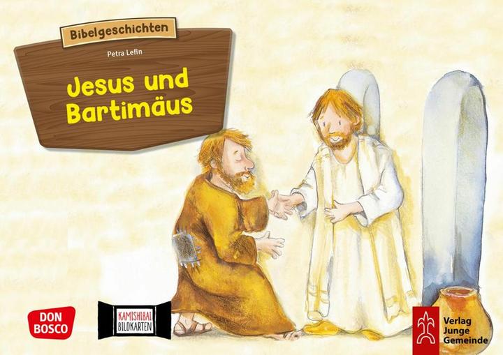 Produktbild Bildkarten für unser Erzähltheater: Jesus und Bartimäus (Deutsch, Klaus-Uwe Nommensen, Petra Lefin, Susanne Brandt, 2021)