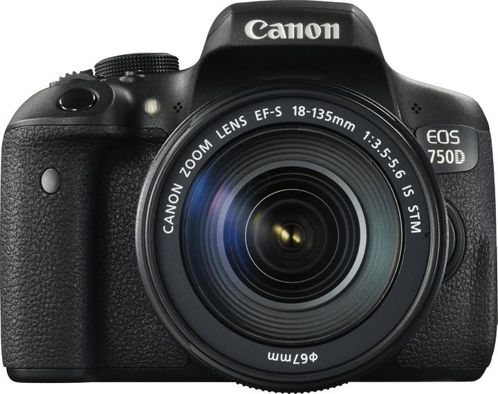 Produktbild Canon EOS 750D Kit - Import (18 - 135 mm, 24.20 Mpx, APS-C / DX)