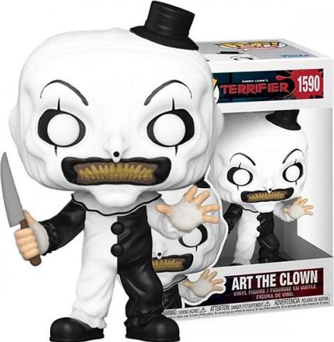 Actual product image Funko Terrifier POP! movies vinyl figurine Art the Clown 9 cm