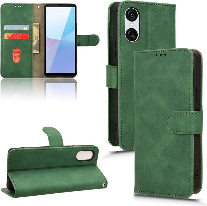 Produktbild Cover-Discount Sony Xperia 10 VI – Wildleder Look Etui im Vintage Design (Sony Xperia 10 VI)