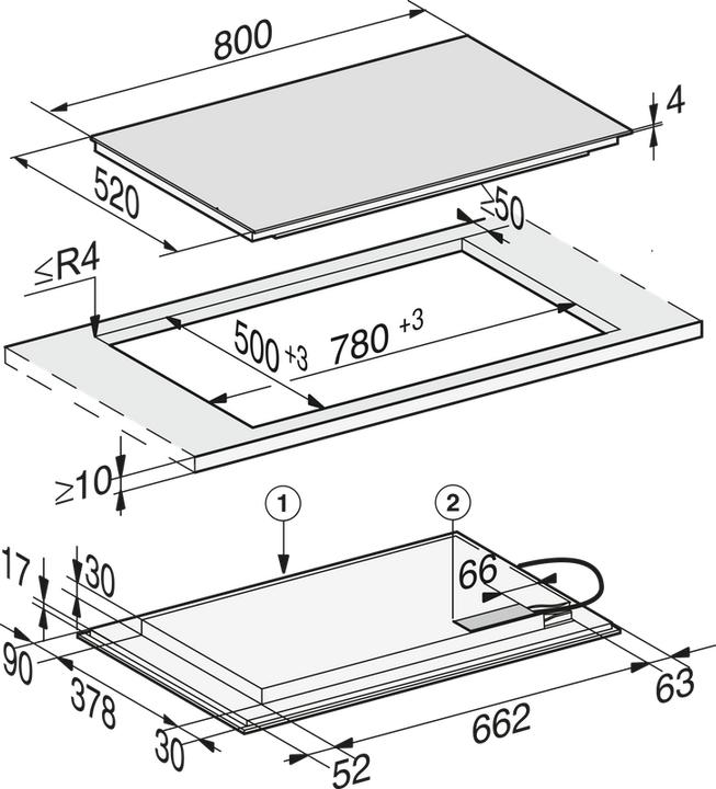 Actual product image Miele KM 7576 FL 125 Gala Ed