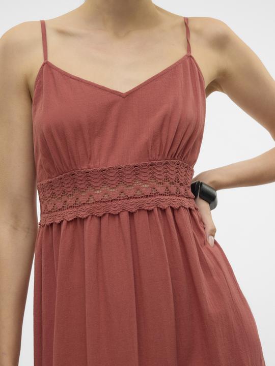 Immagine prodotto Vero Moda Normal geschnitten V-Ausschnitt Verstellbare Träger Langes Kleid Kleid (L)