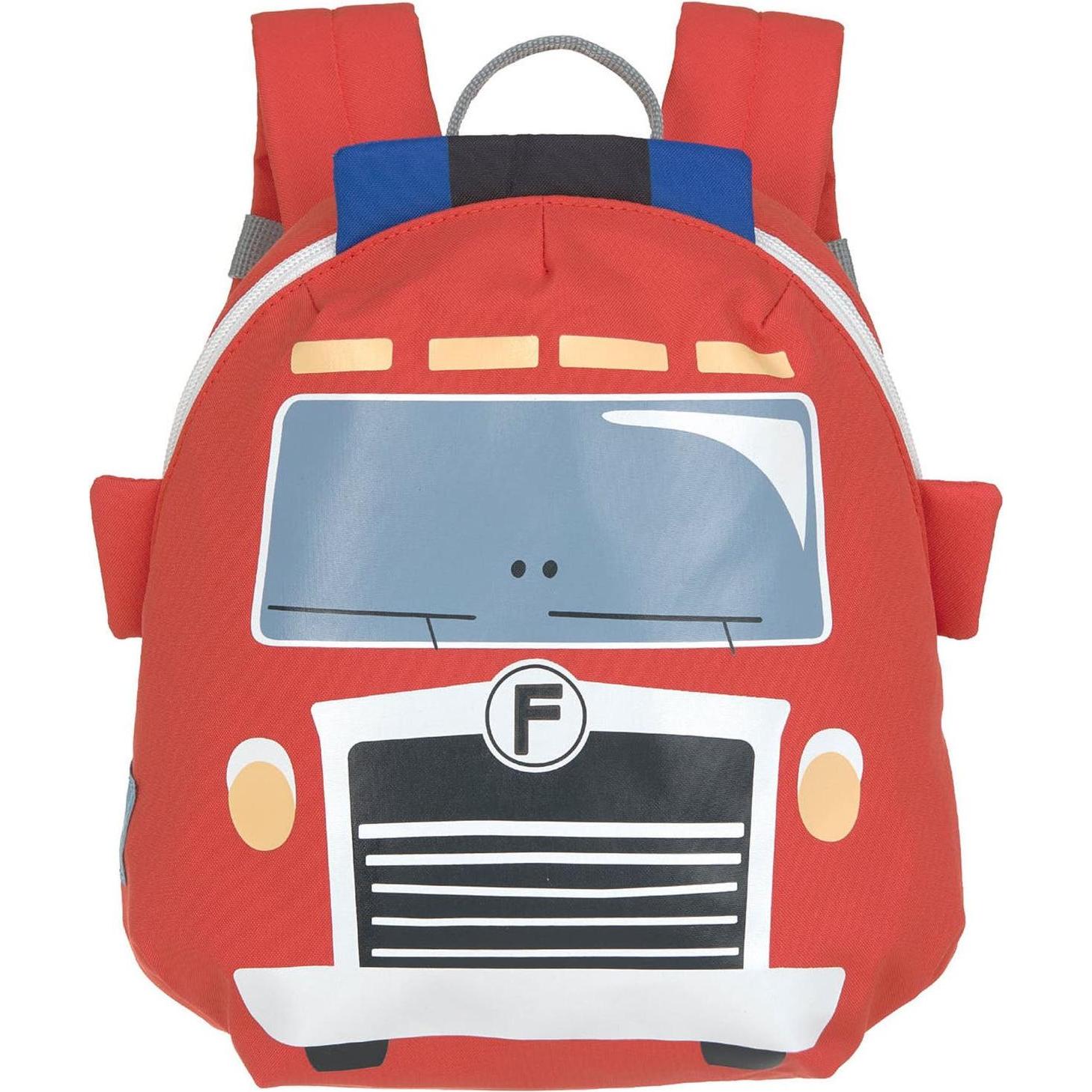 Lassig, Borsa scuola materna, Tiny Drivers Wóz Strażacki Mini czerwony, Rosso