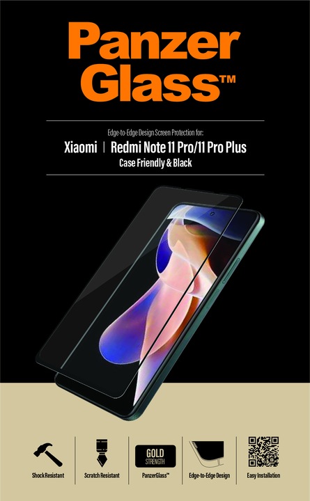 Actual product image PanzerGlass Standard (1 Piece, Xiaomi Redmi Note 11 Pro)