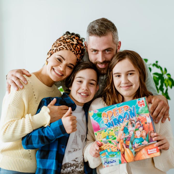 Actual product image Jumbo Speedwagon, d/f/i from 8 years, 2-4 players, exciting roller coaster game (German)