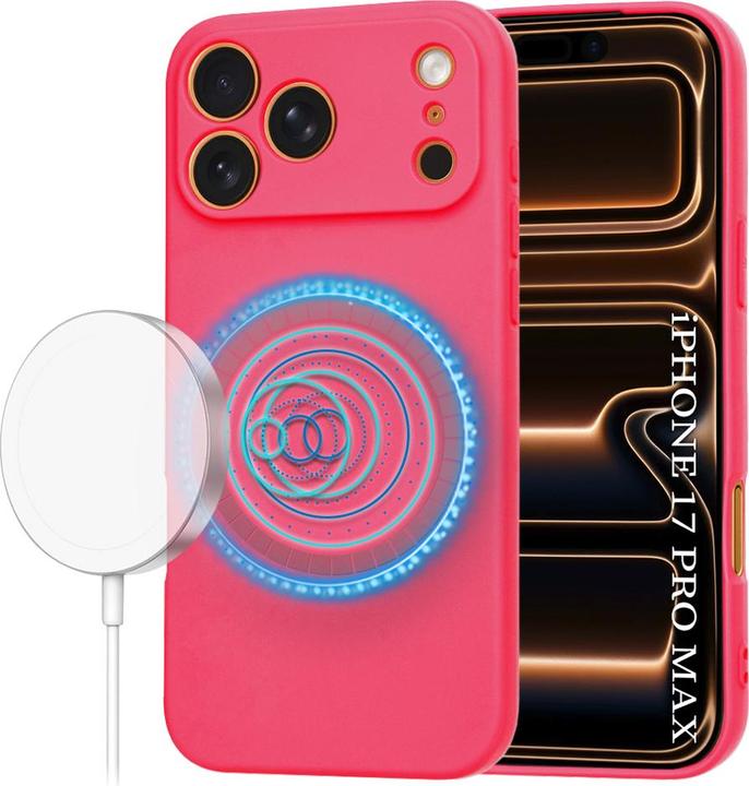 Produktbild Techsuit - SoftFlex MagSafe - iPhone 17 Pro Max - Hot Pink (Apple iPhone 17 Pro Max)