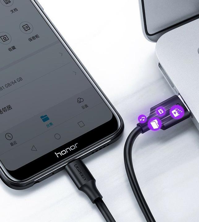 Produktbild Ugreen USB A – Micro USB (1.50 m, USB 2.0)
