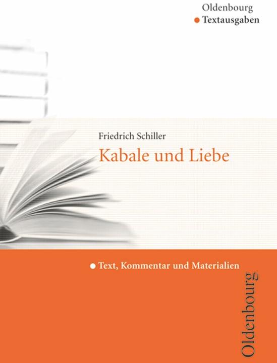 Produktbild Textausgaben. Kabale und Liebe (Deutsch, Marina Mertens, Michael Hofmann, 2008)