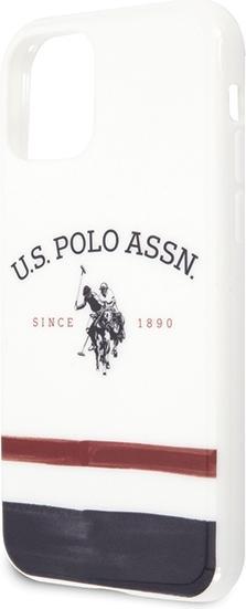 Actual product image U.S. Polo US Polo USHCN58PCSTRB iPhone 11 Pro Two-Tone / White T-Color Collection (Apple iPhone 11 Pro)