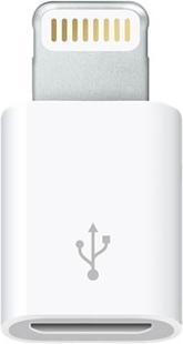 Produktbild JTI Micro-USB-auf-Lightning-Adapter - Weiss (Micro USB-B, Lightning)